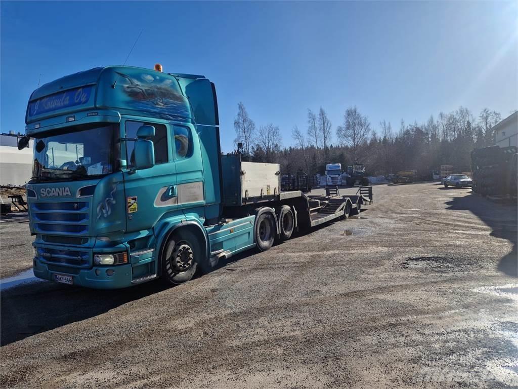 Scania R520 Miško mašinų transportavimo sunkvežimiai