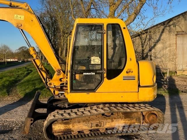Komatsu PC 75 Vidutinės galios ekskavatoriai 7-12 t