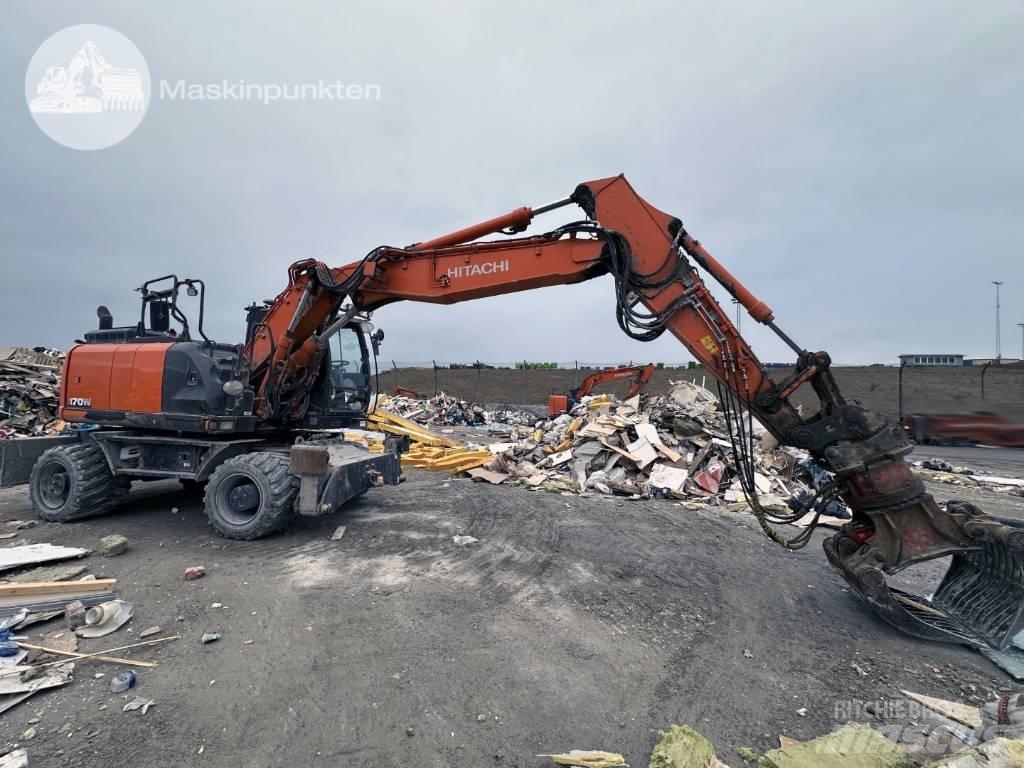 Hitachi ZX 170 W-6 Ratiniai ekskavatoriai