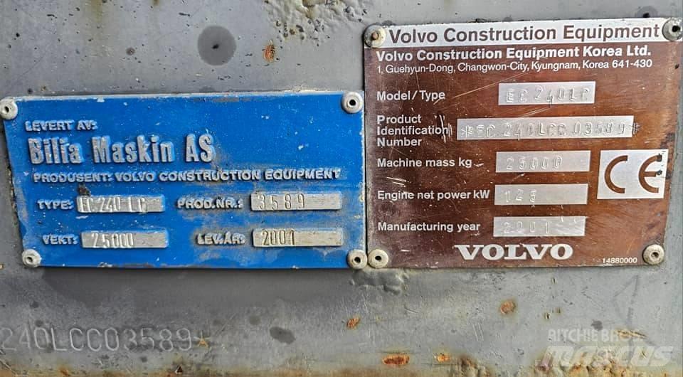 Volvo EC 240 LC Vikšriniai ekskavatoriai