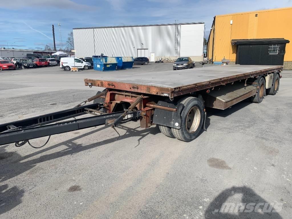 ORY 3 axlad flakvagn Platformos / Pakrovimas iš šono