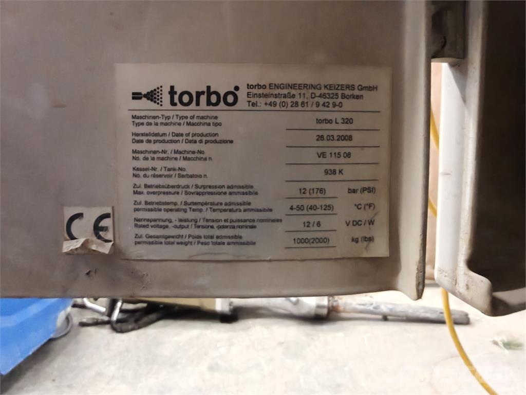  Torbo L 320 Aukšto slėgio plovimo technika