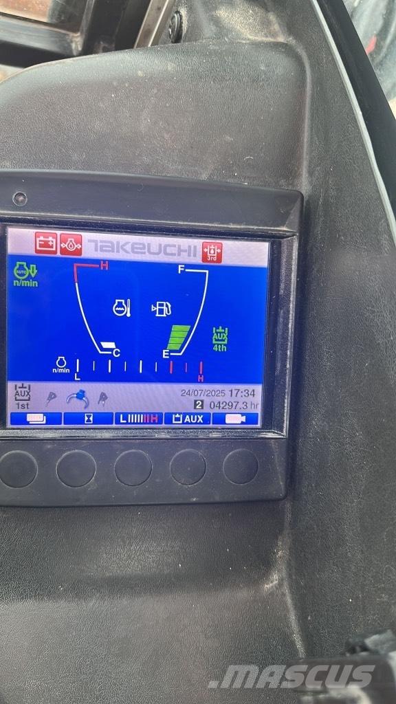 Takeuchi TB 290 Vidutinės galios ekskavatoriai 7-12 t