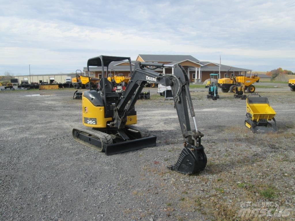 John Deere 26G Mini ekskavatoriai < 7 t