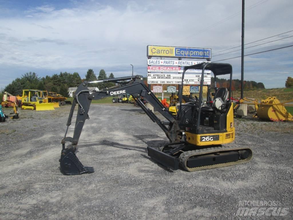 John Deere 26G Mini ekskavatoriai < 7 t