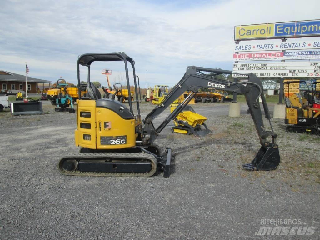 John Deere 26G Mini ekskavatoriai < 7 t