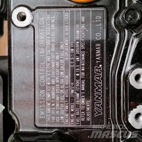 Yanmar 3TNM72 Kiti naudoti statybos komponentai