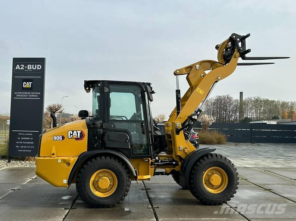 CAT 906 Naudoti ratiniai krautuvai