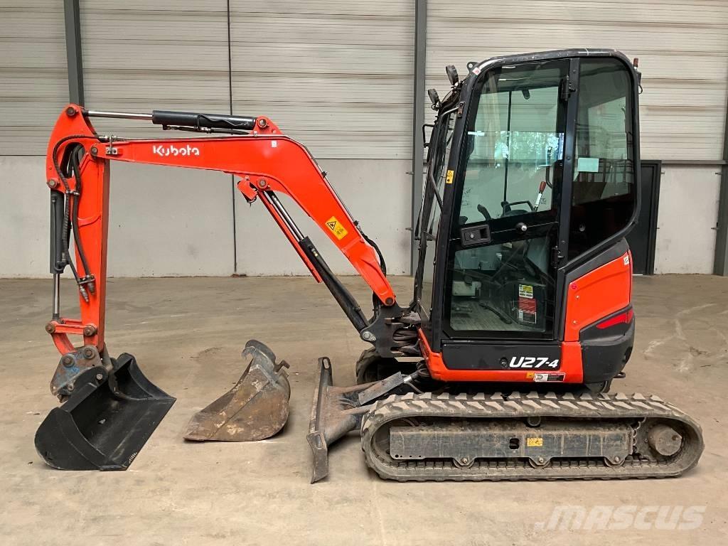 Kubota U 27-4 HI Mini ekskavatoriai < 7 t