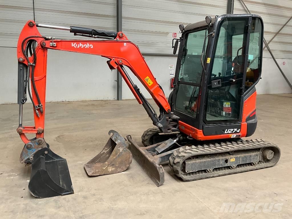 Kubota U 27-4 HI Mini ekskavatoriai < 7 t