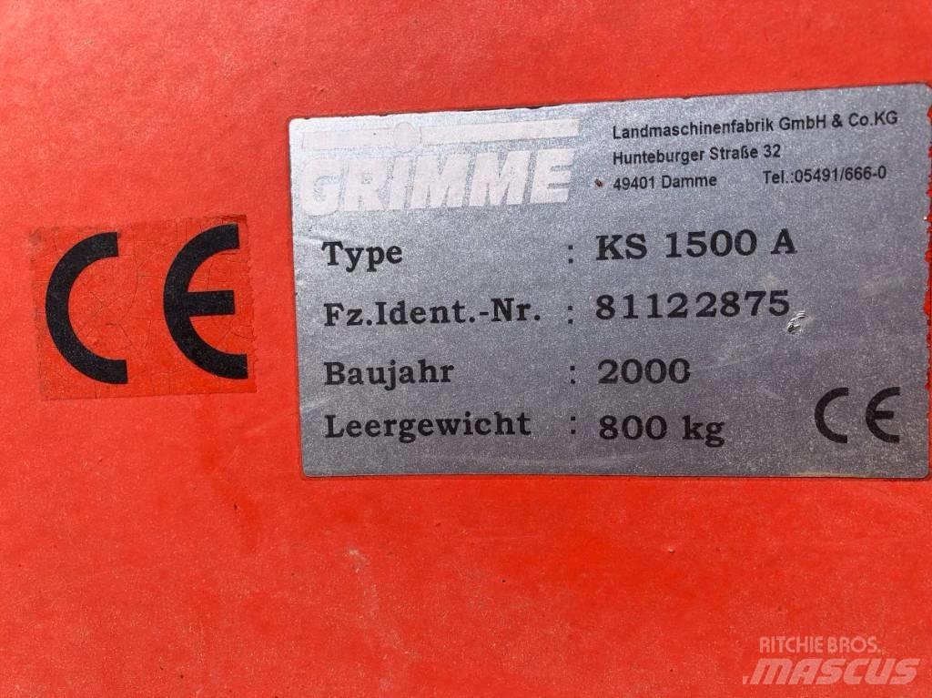 Grimme KS 1500 A Stiebų rėžtuvės