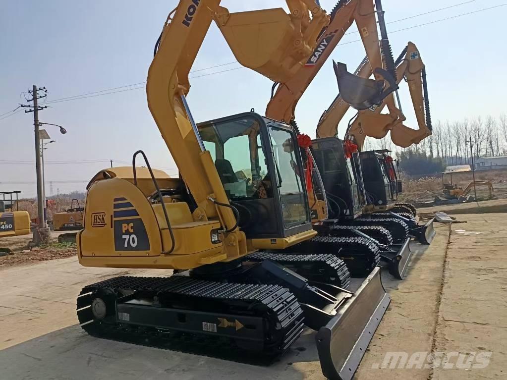 Komatsu PC 70 Vikšriniai ekskavatoriai