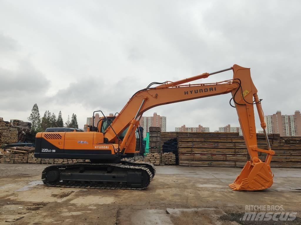 Hyundai R220LC-9S Vikšriniai ekskavatoriai