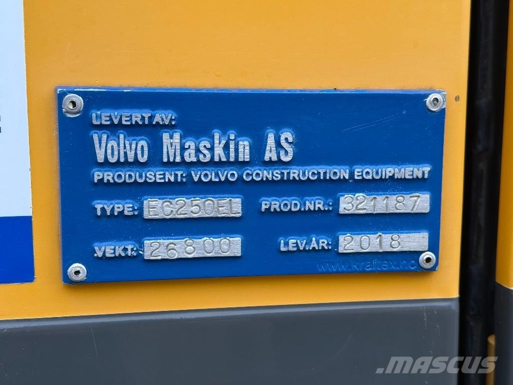 Volvo EC 250 EL Vikšriniai ekskavatoriai