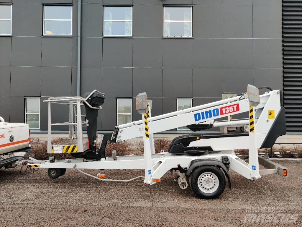 Dino 135 T Skylift Ant priekabų montuojamos kėlimo platformos