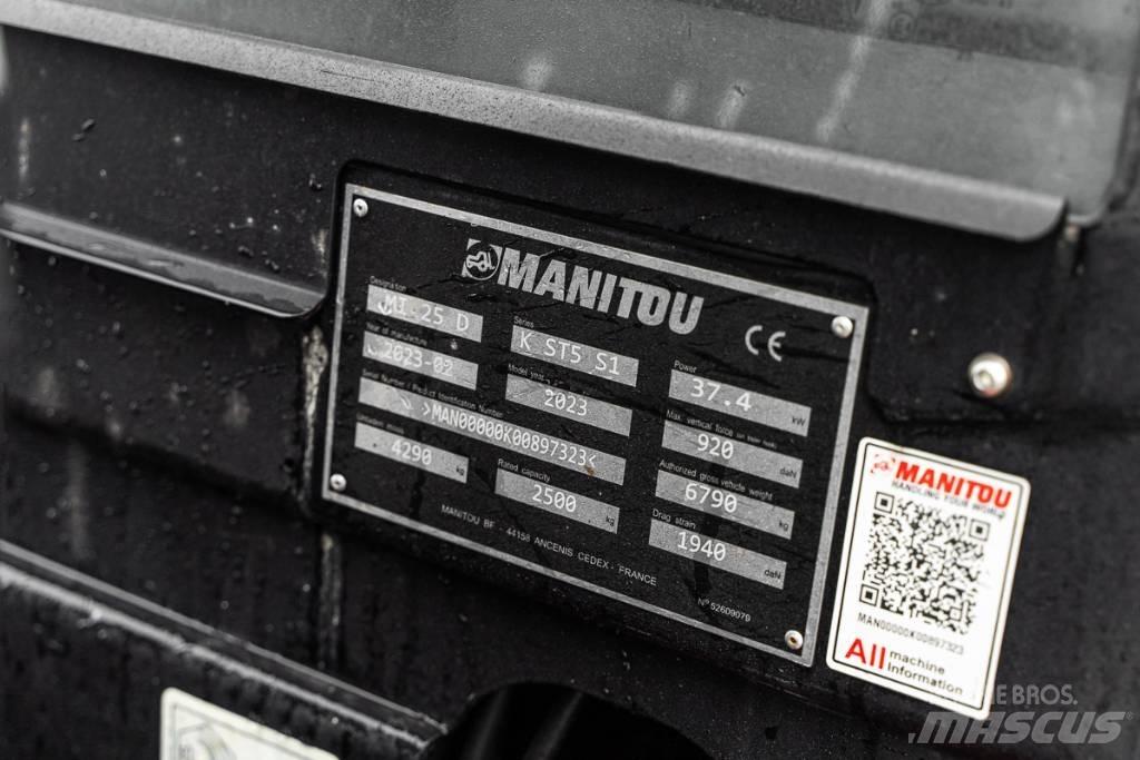 Manitou MI 25 D Dyzeliniai krautuvai