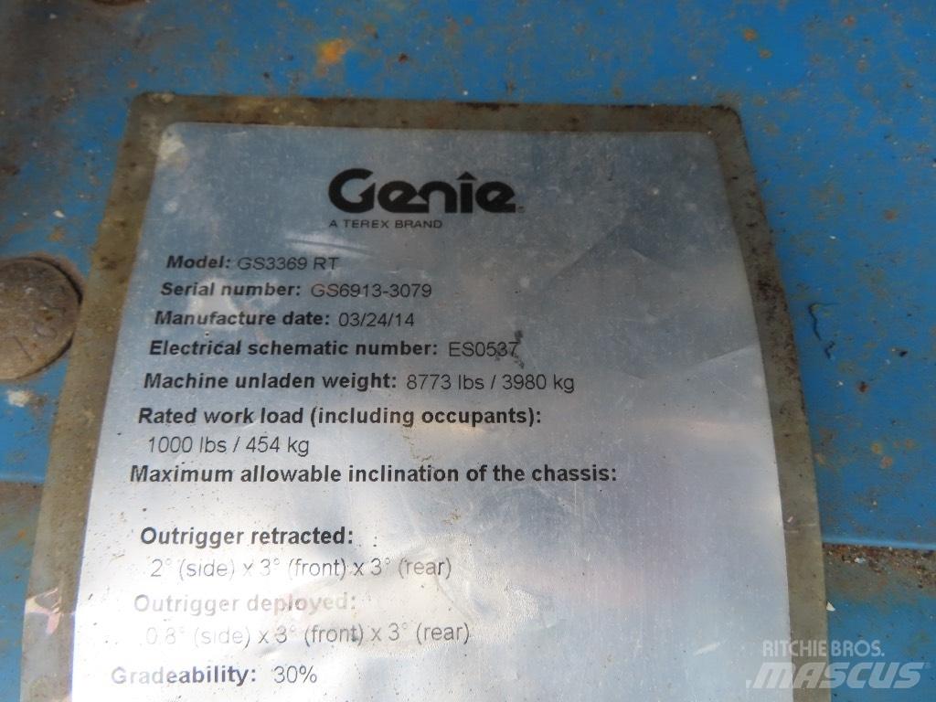 Genie GS 3268 RT Žirkliniai keltuvai
