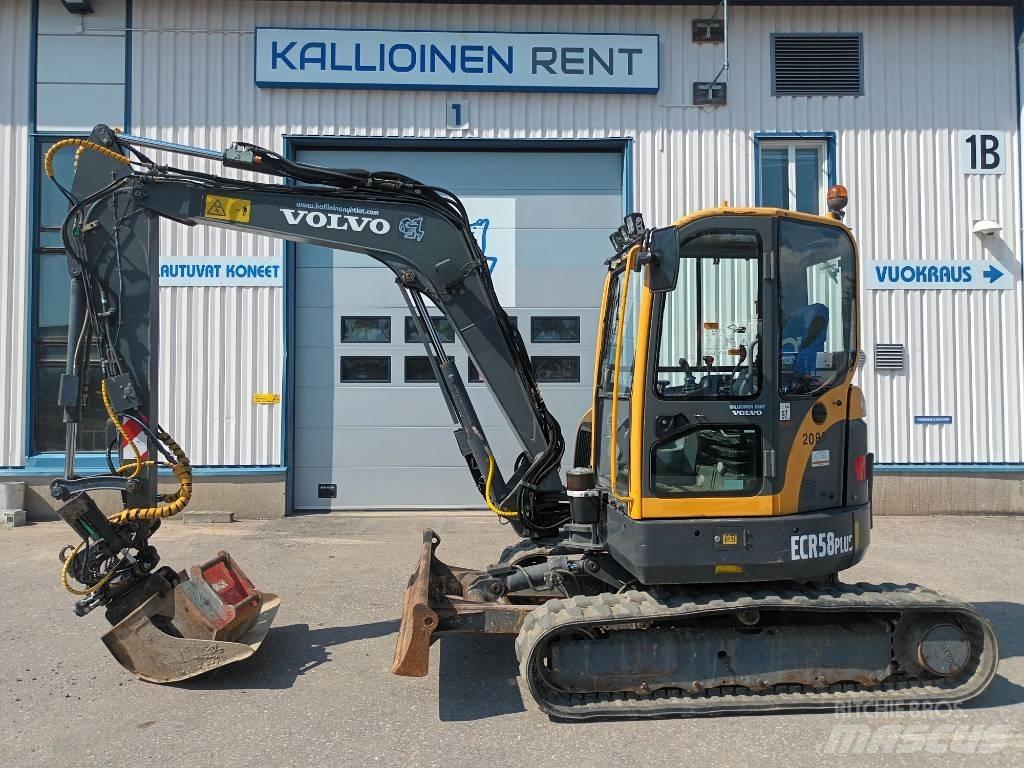 Volvo ECR 58 Mini ekskavatoriai < 7 t