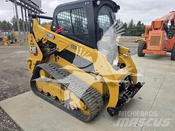 CAT 259D3 Krautuvai su šoniniu pasukimu