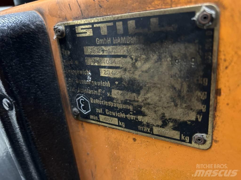 Still R50-16 Elektriniai šakiniai krautuvai