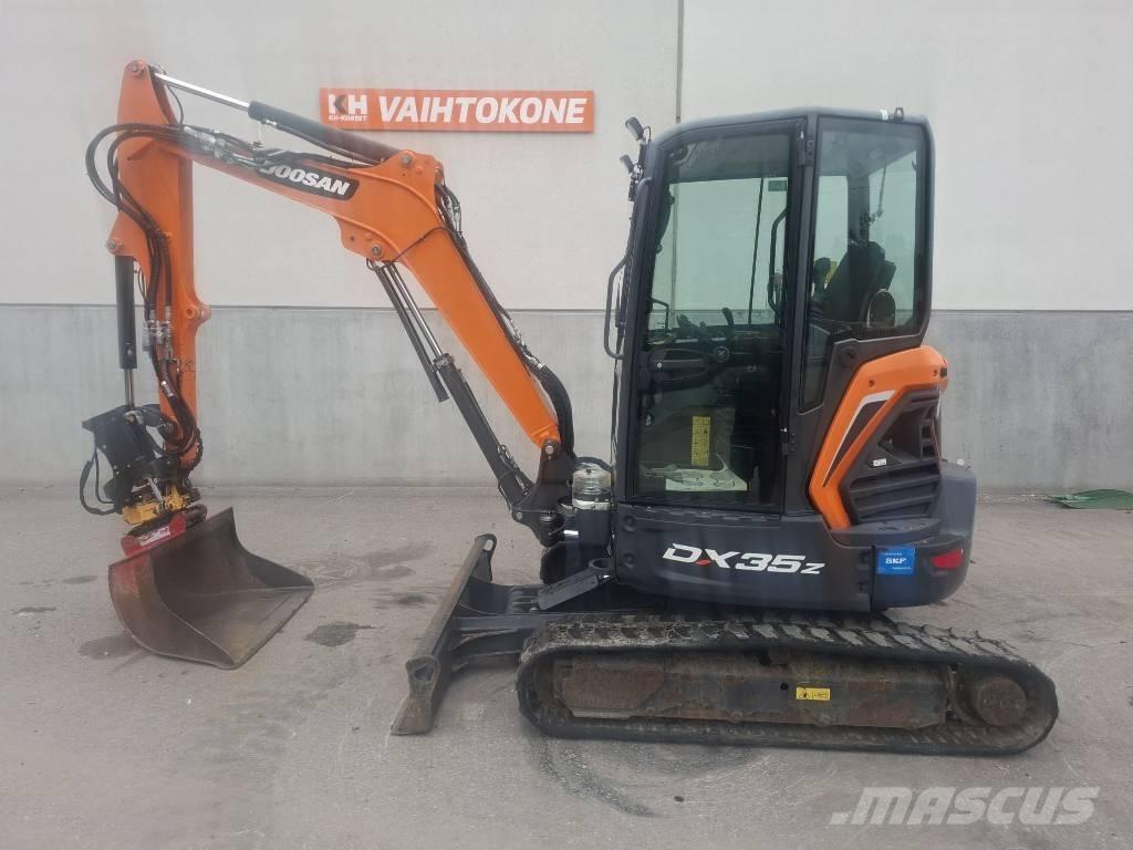 Doosan DX 35 Z Mini ekskavatoriai < 7 t