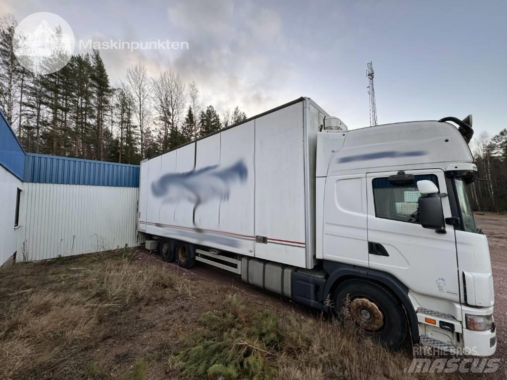 Scania R 114 Sunkvežimiai su dengtu kėbulu