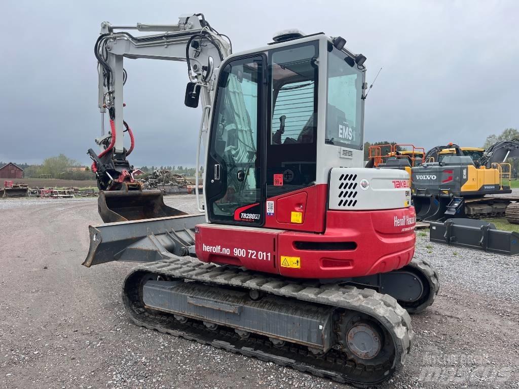 Takeuchi TB 280 FR Vidutinės galios ekskavatoriai 7-12 t