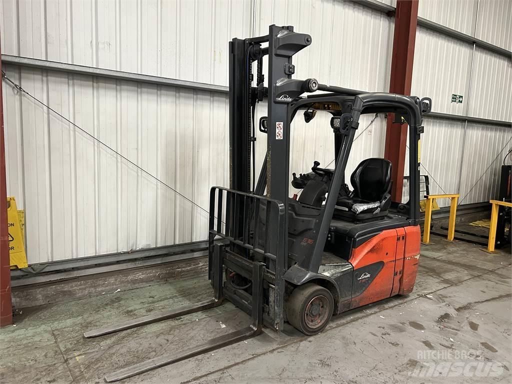 Linde E16C-02 Elektriniai šakiniai krautuvai
