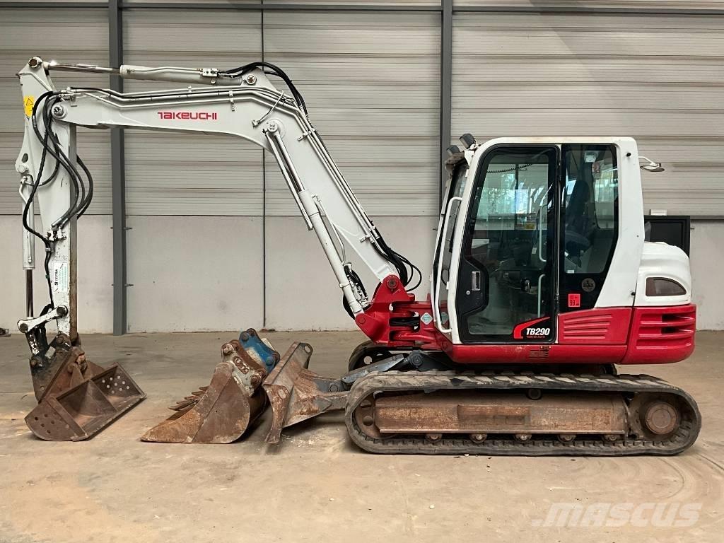 Takeuchi TB 290 Vidutinės galios ekskavatoriai 7-12 t