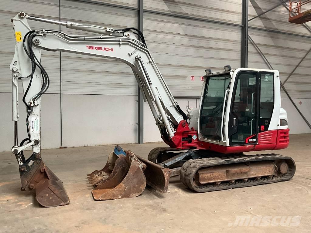 Takeuchi TB 290 Vidutinės galios ekskavatoriai 7-12 t