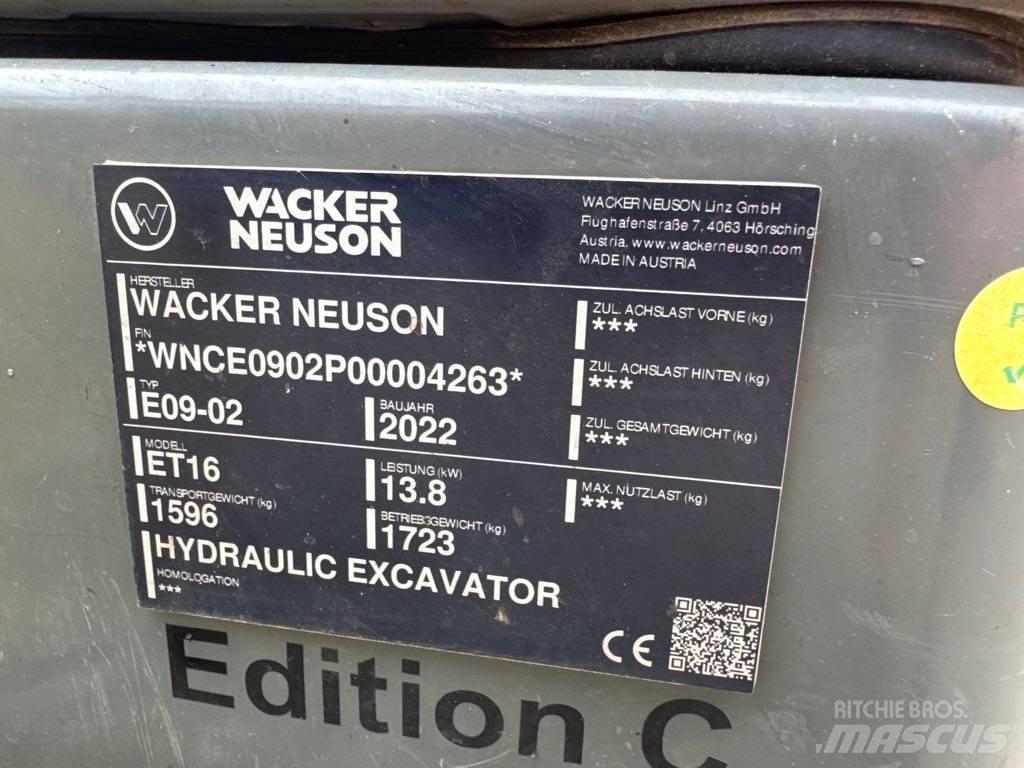 Wacker Neuson ET16 Vikšriniai ekskavatoriai