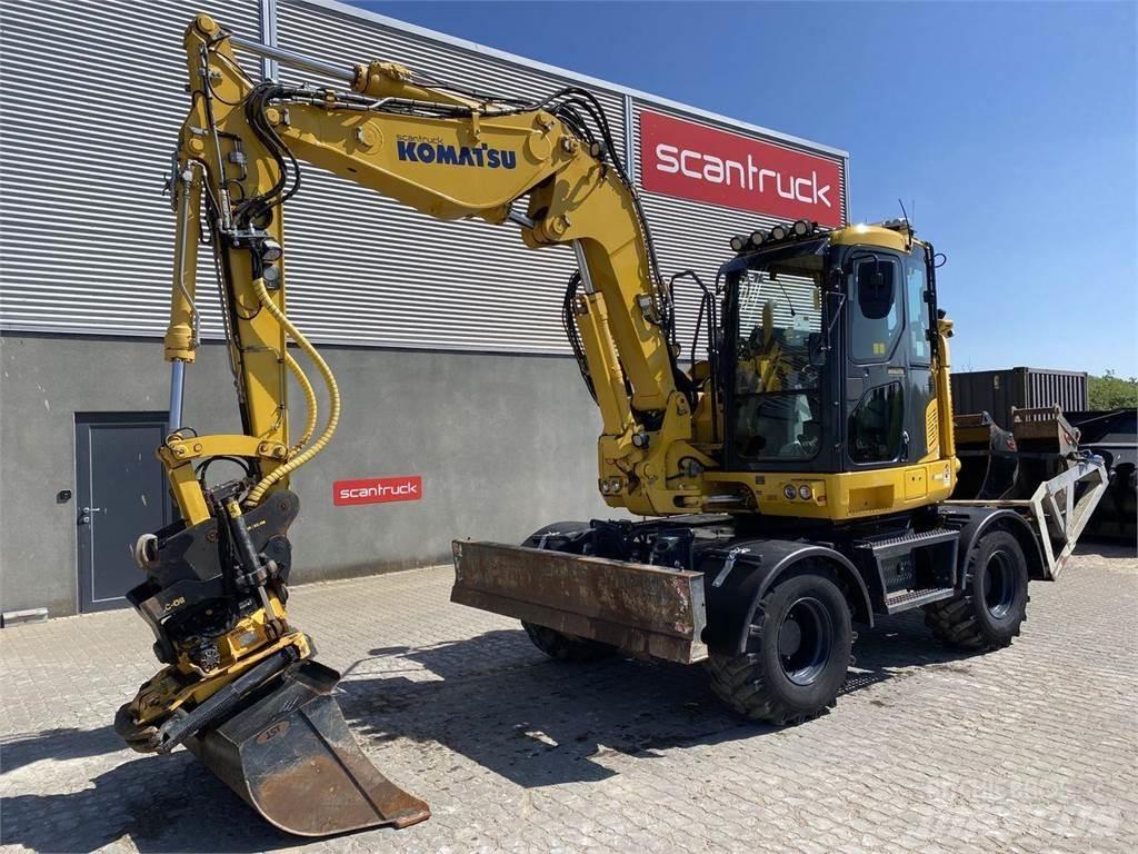 Komatsu PW118MR-11 Ratiniai ekskavatoriai