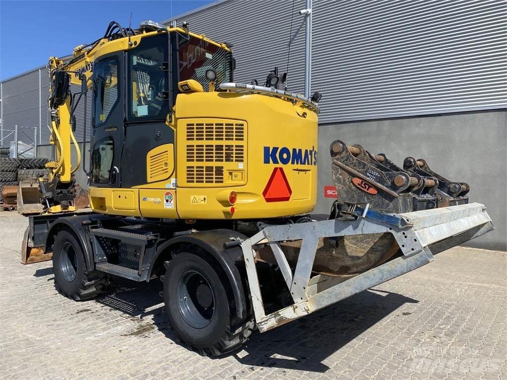 Komatsu PW118MR-11 Ratiniai ekskavatoriai