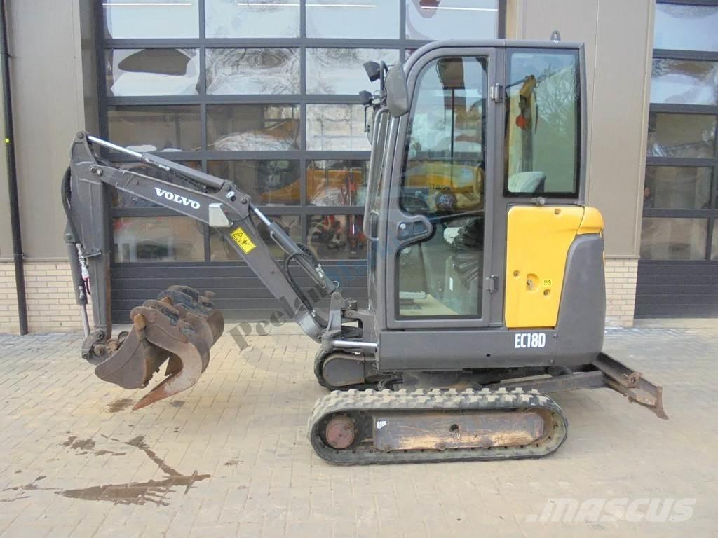 Volvo EC 18 D Mini ekskavatoriai < 7 t