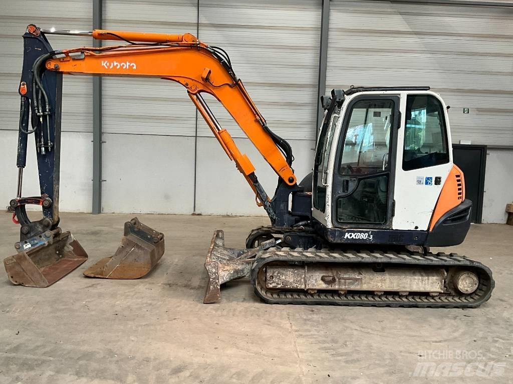 Kubota KX 080-3 Vidutinės galios ekskavatoriai 7-12 t