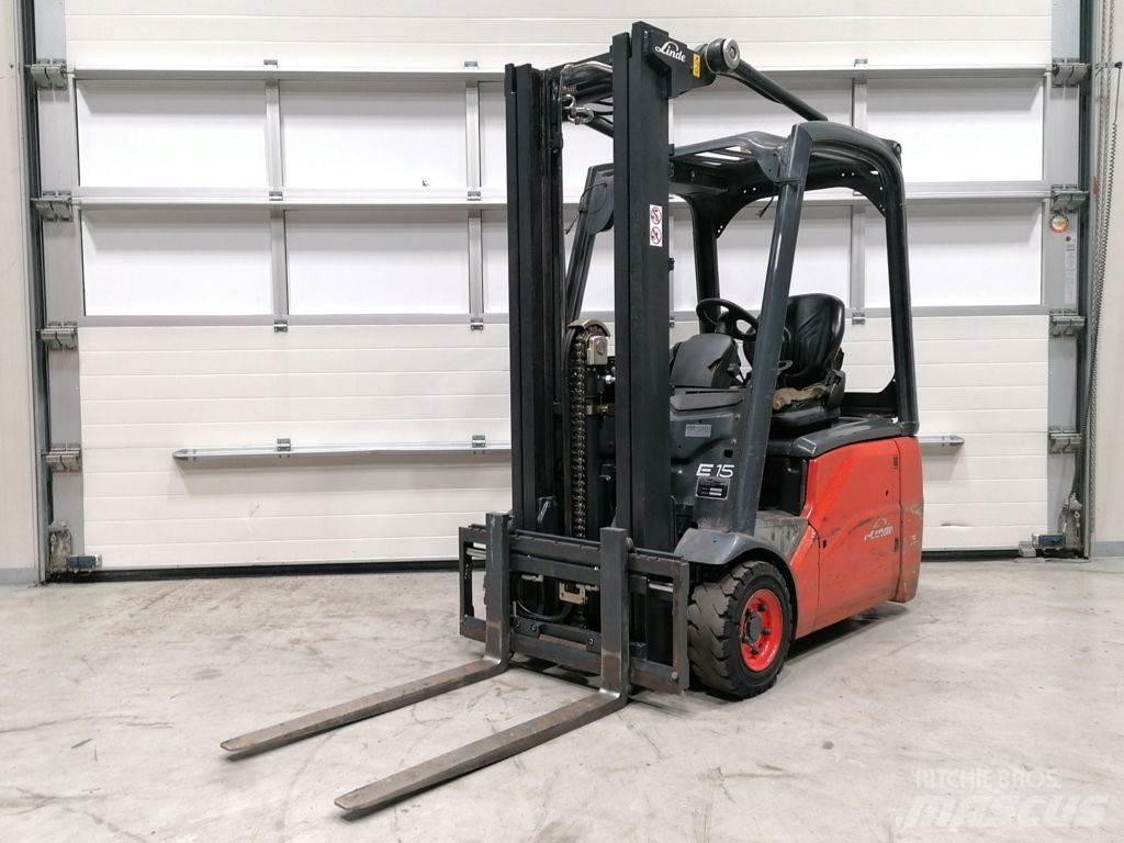 Linde E15-01 Elektriniai šakiniai krautuvai