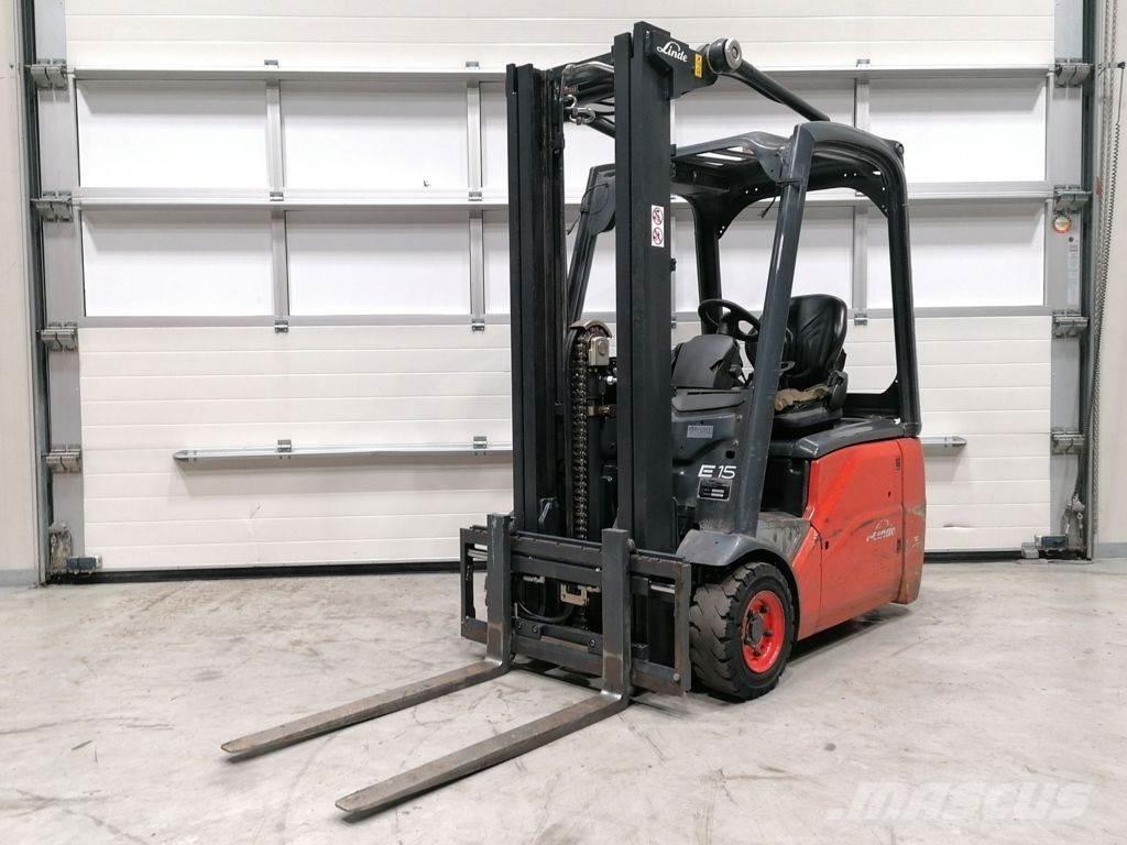 Linde E15-01 Elektriniai šakiniai krautuvai