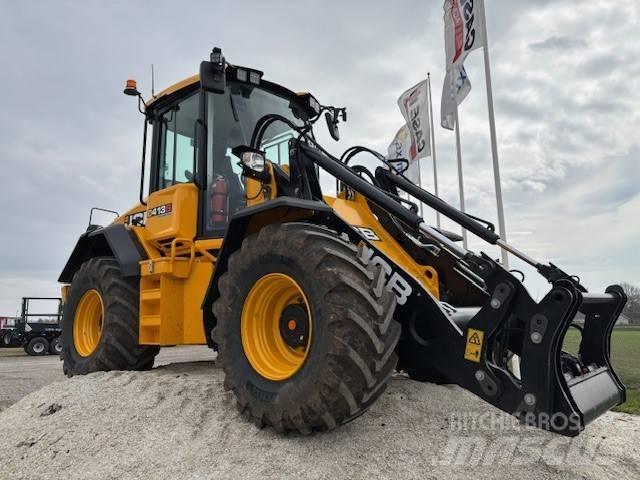 JCB 413 S Naudoti ratiniai krautuvai