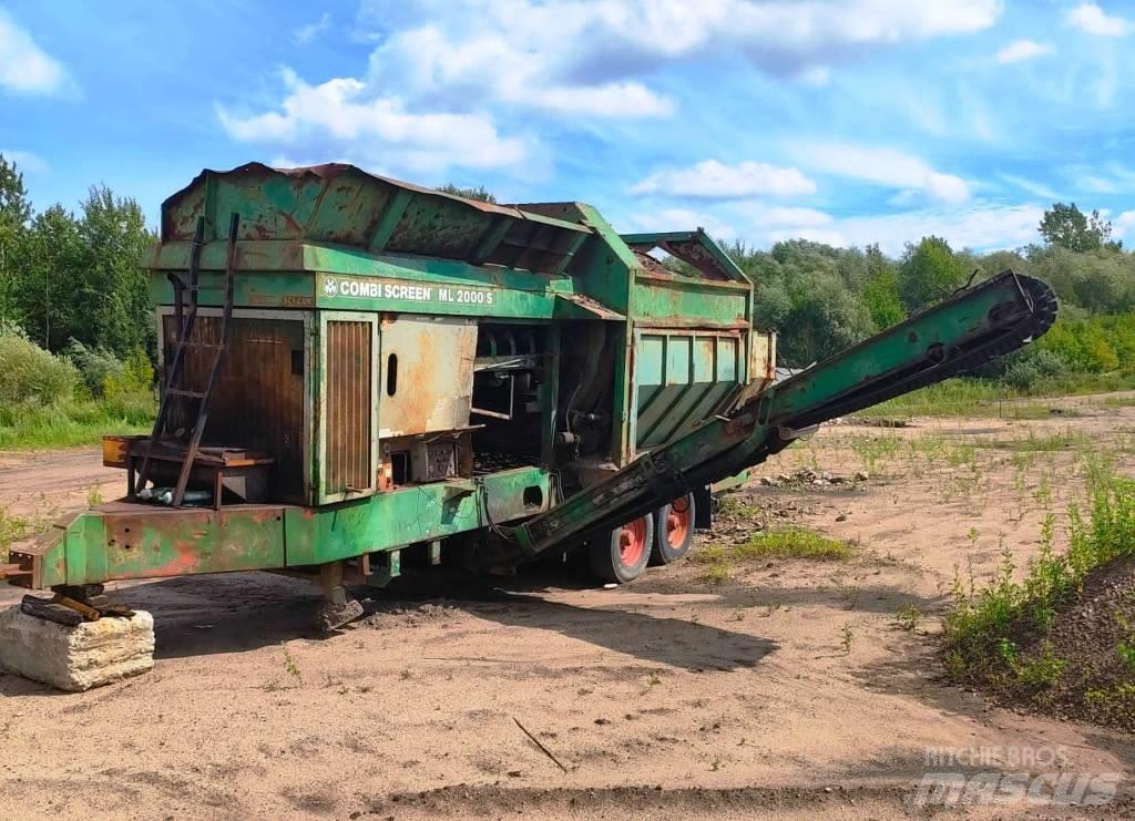  Combi screen ML2000S Cilindriniai rotaciniai sietai
