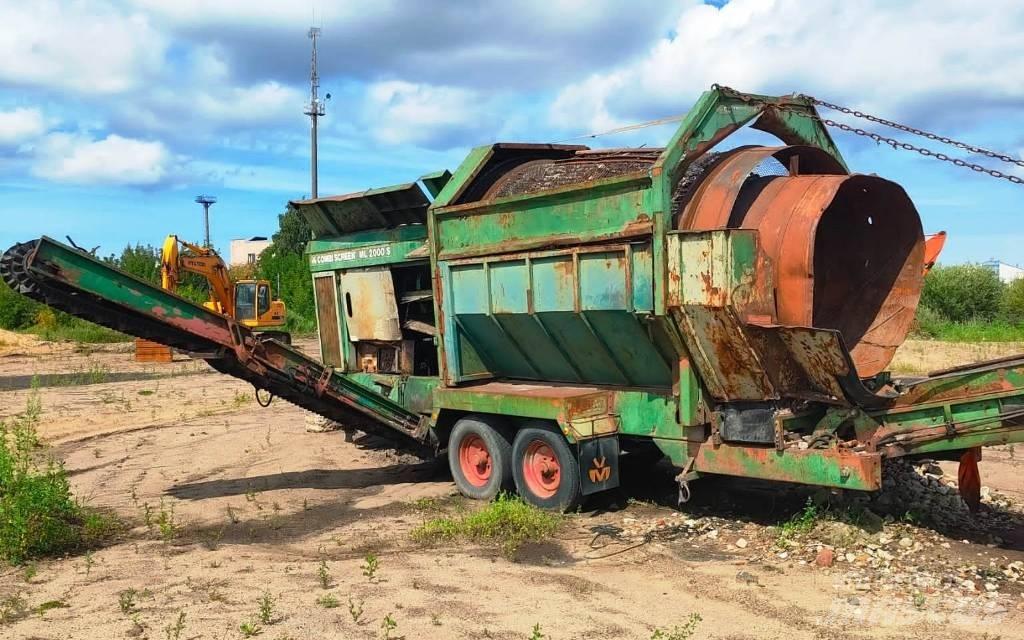  Combi screen ML2000S Cilindriniai rotaciniai sietai