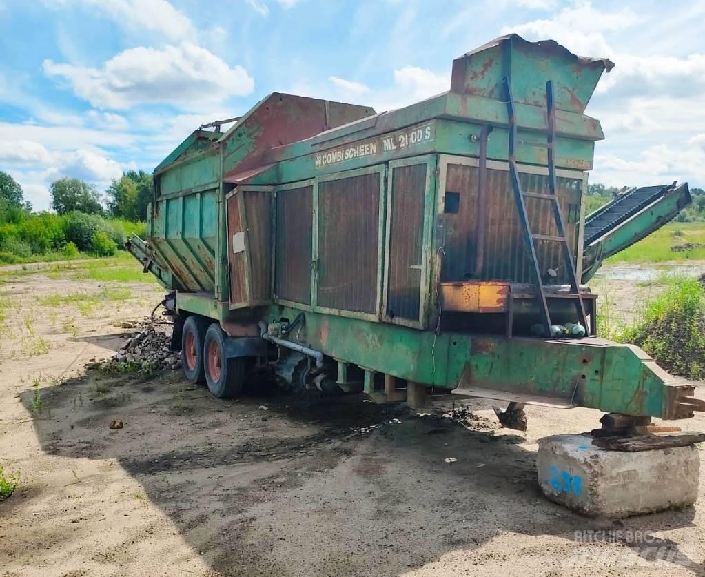  Combi screen ML2000S Cilindriniai rotaciniai sietai