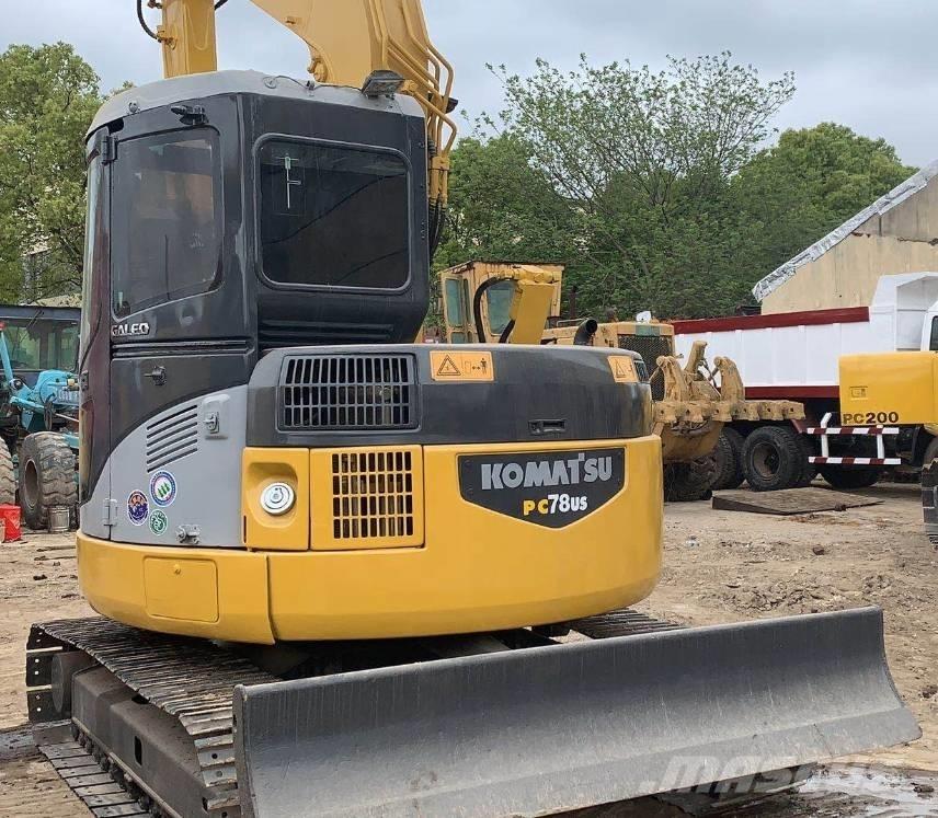 Komatsu pc78us Vidutinės galios ekskavatoriai 7-12 t