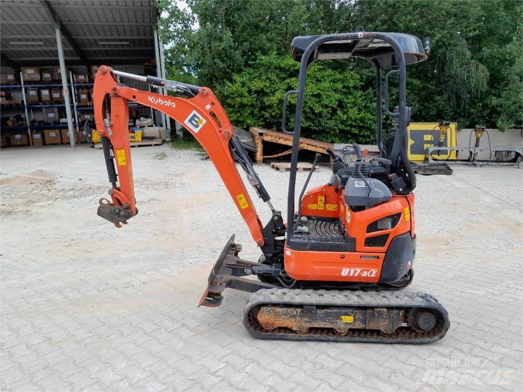 Kubota U17-3 Mini ekskavatoriai < 7 t