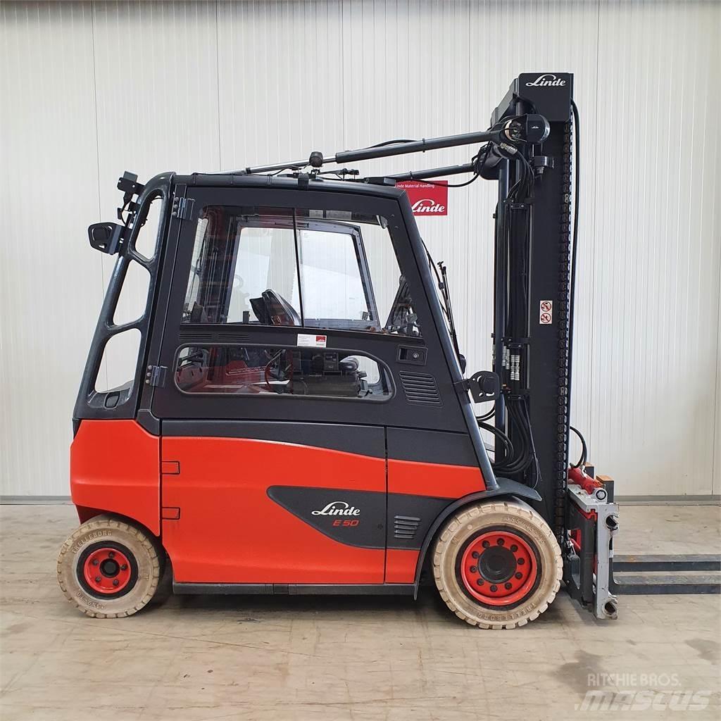 Linde E50HL Elektriniai šakiniai krautuvai