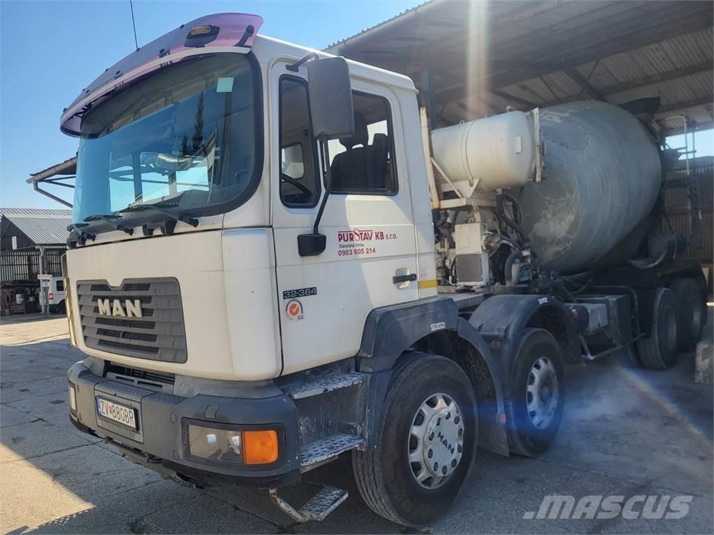 MAN 32.364 8X4 Važiuoklė su kabina