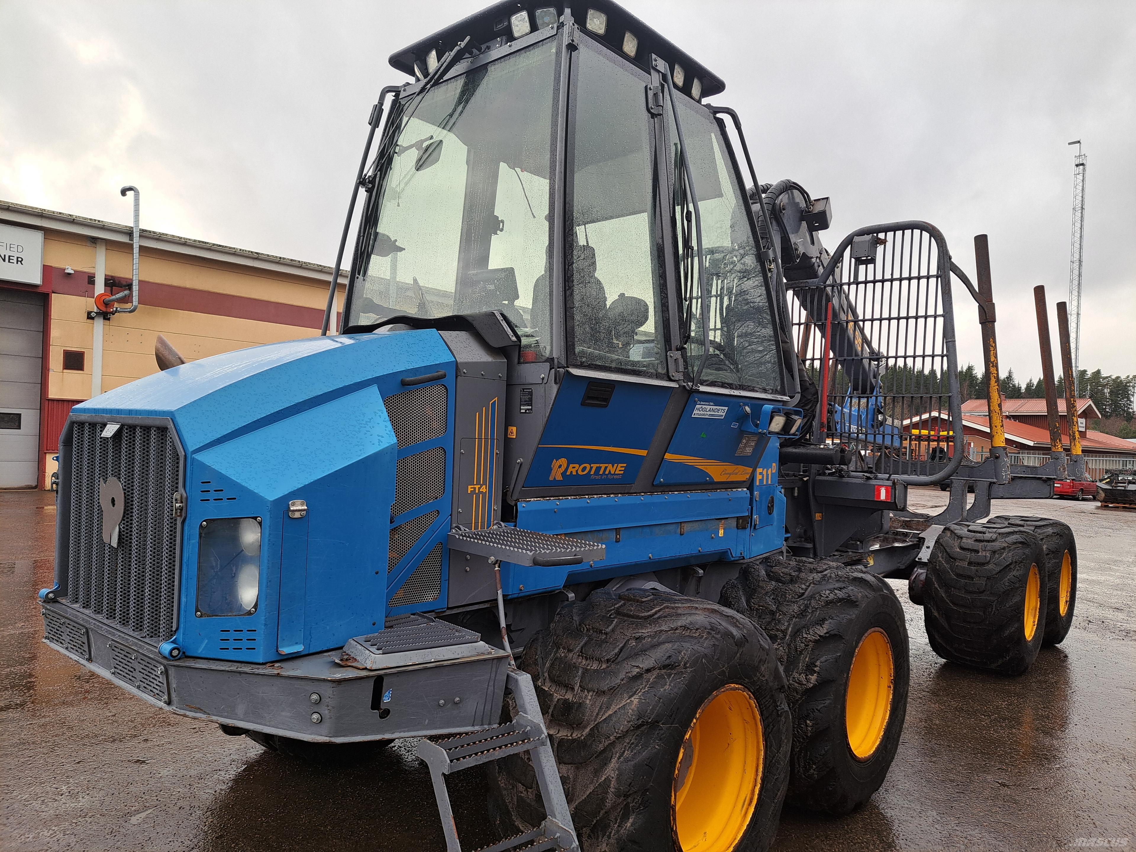 Rottne F11D Naudoti miškovežiai (Forvarderiai)