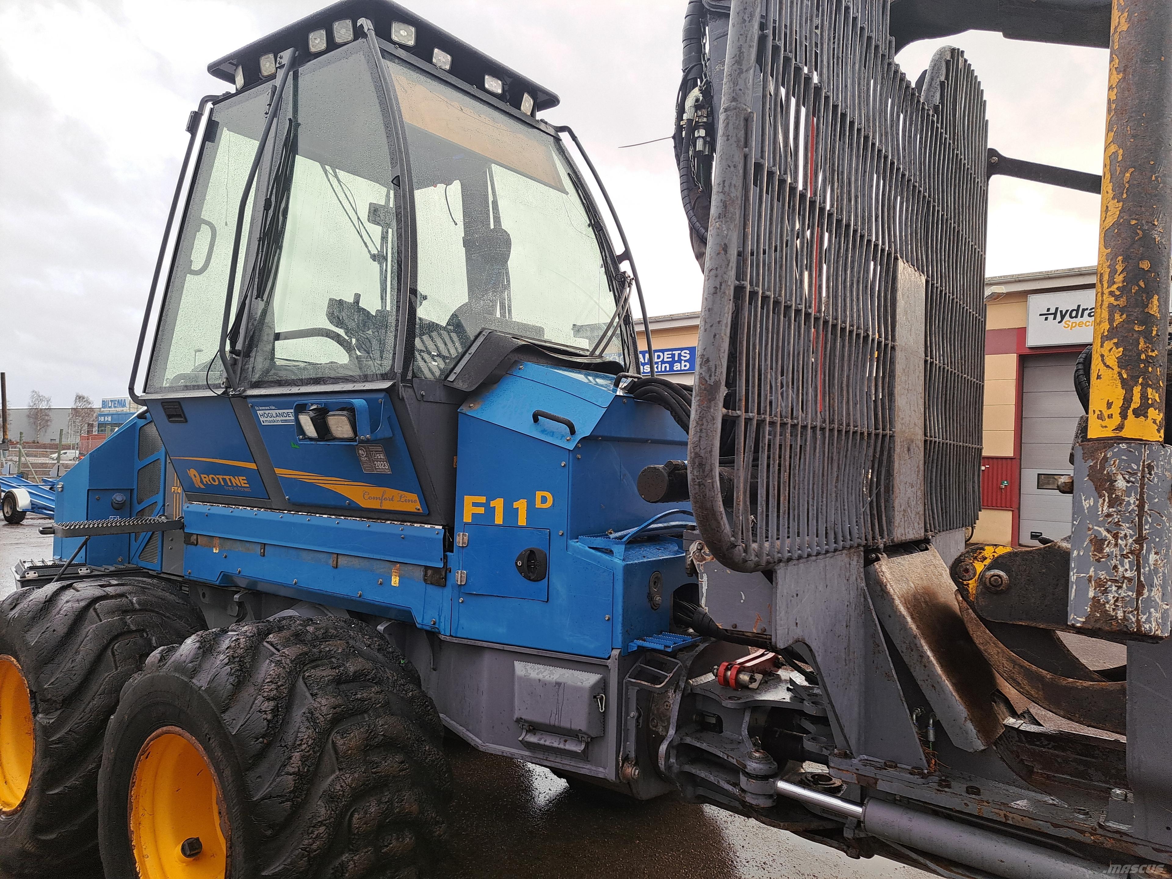 Rottne F11D Naudoti miškovežiai (Forvarderiai)