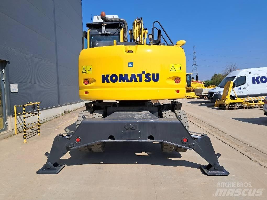 Komatsu PW148-10 Ratiniai ekskavatoriai