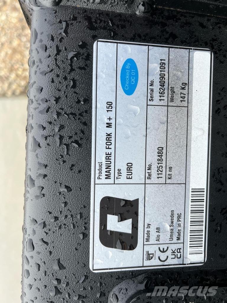 Ålö M 150+ Møggreb Teleskopiniai krautuvai