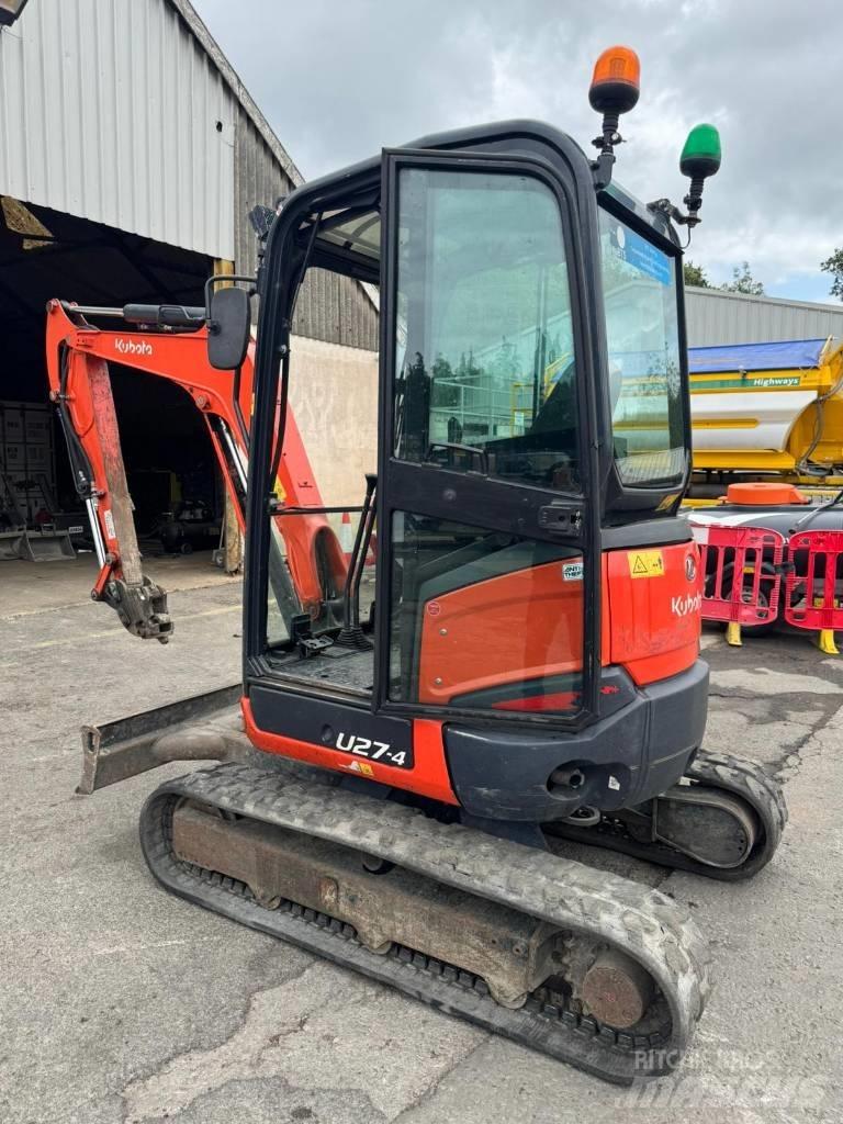 Kubota U 27-4 Mini ekskavatoriai < 7 t